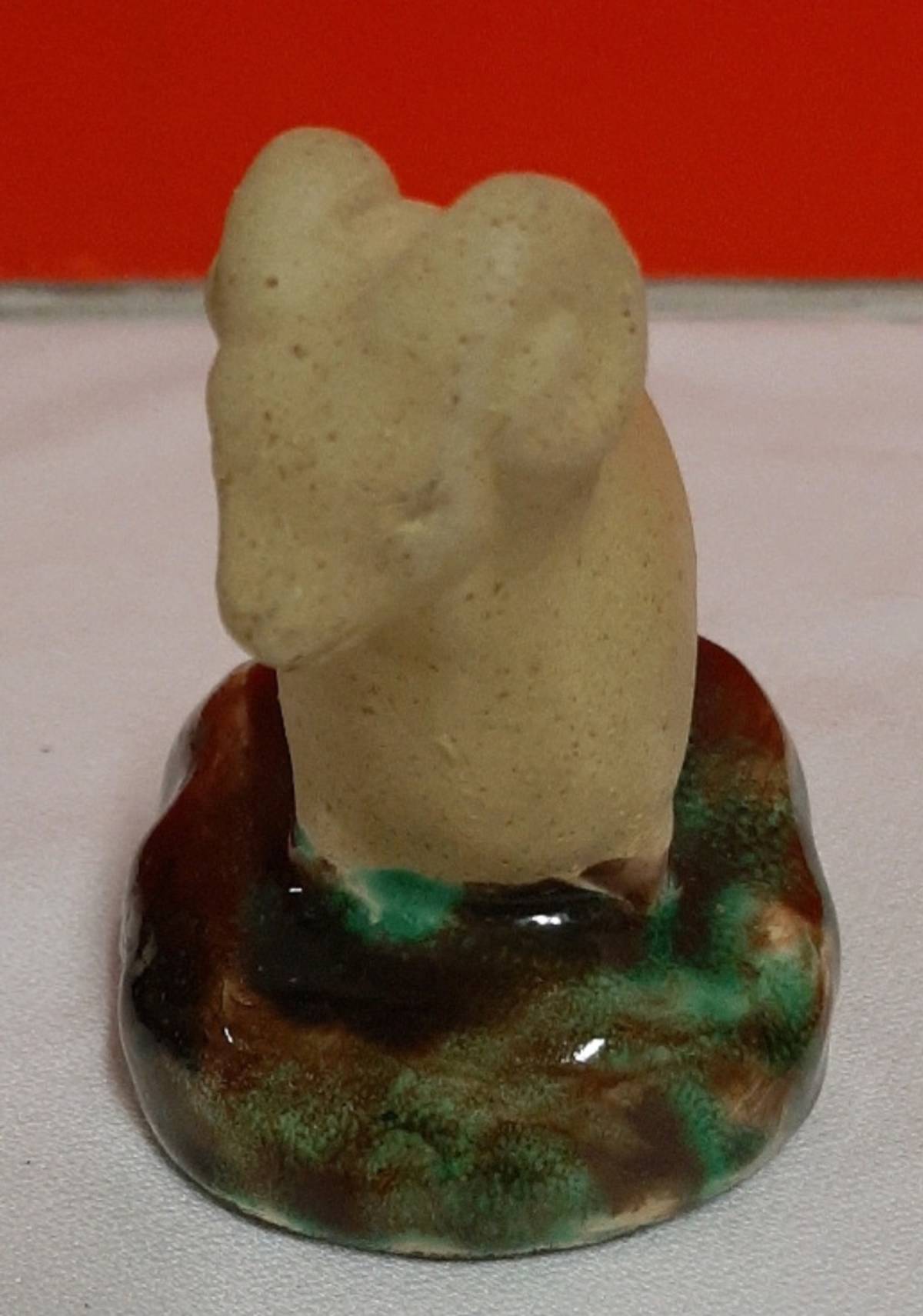Niknax · Vintage Pottery Ram/Goat Made in Iceland 3 Inches Tall
