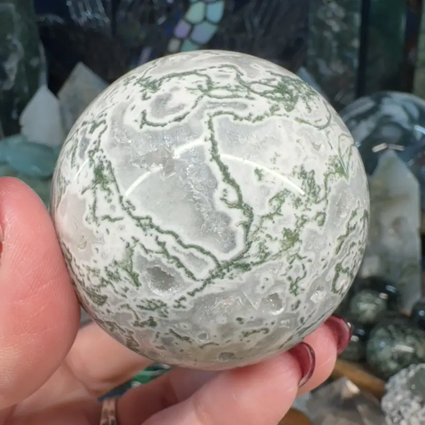Moss Agate 57mm 35B