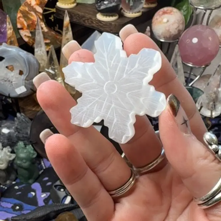 Selenite Snowflake