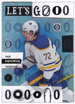2023-24 Synergy Let's Goooo #LG16 Tage Thompson Buffalo Sabres Hockey Card