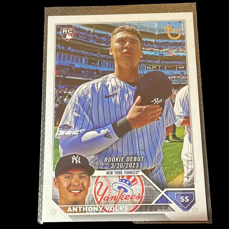 Anthony Volpe, Vintage Stock, RC, 2023 Topps Update Rookie Debut, New York Yankees