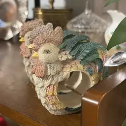 Rooster Resin Napkin Rings - 4