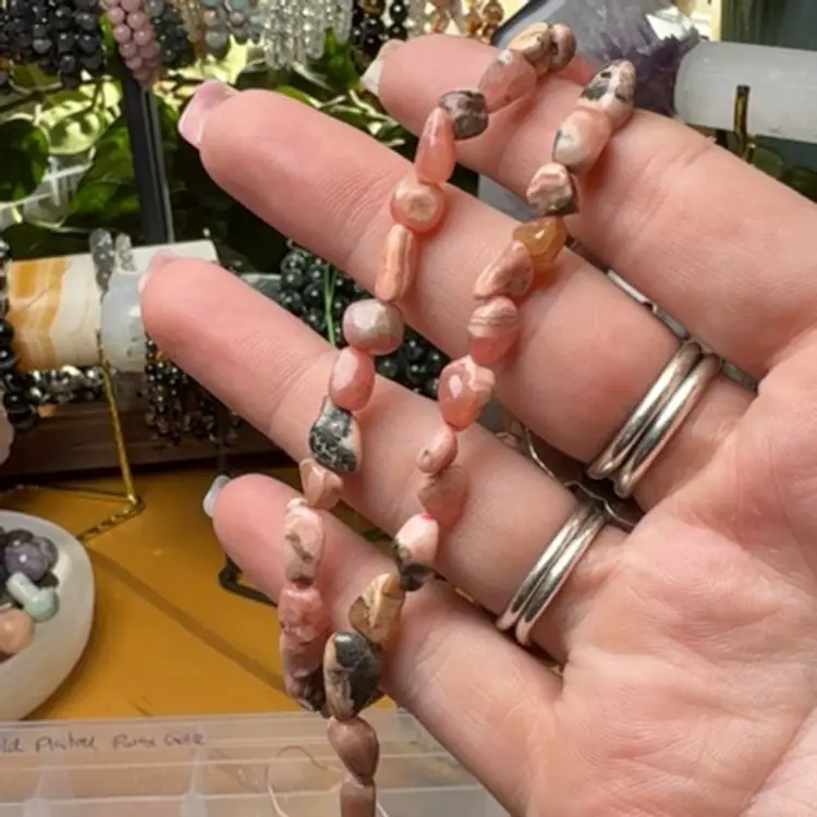 Rhodochrosite Tumblestone Bracelet
