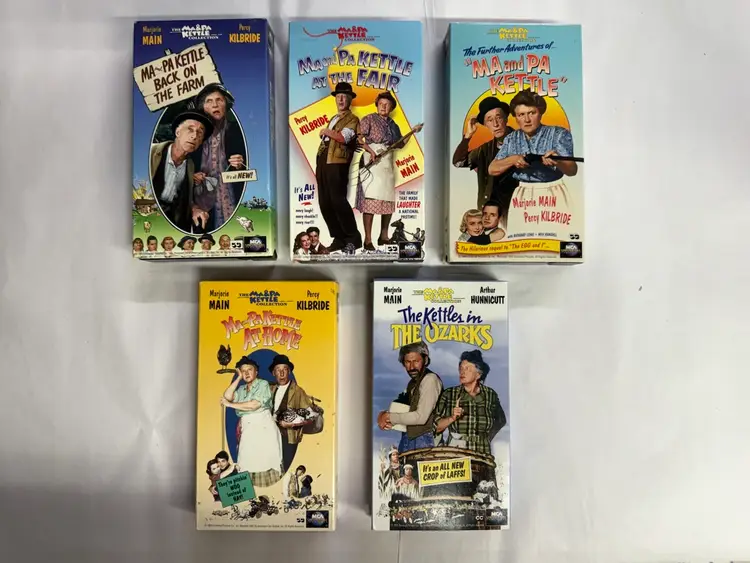 Ma & Pa Kettle VHS -5