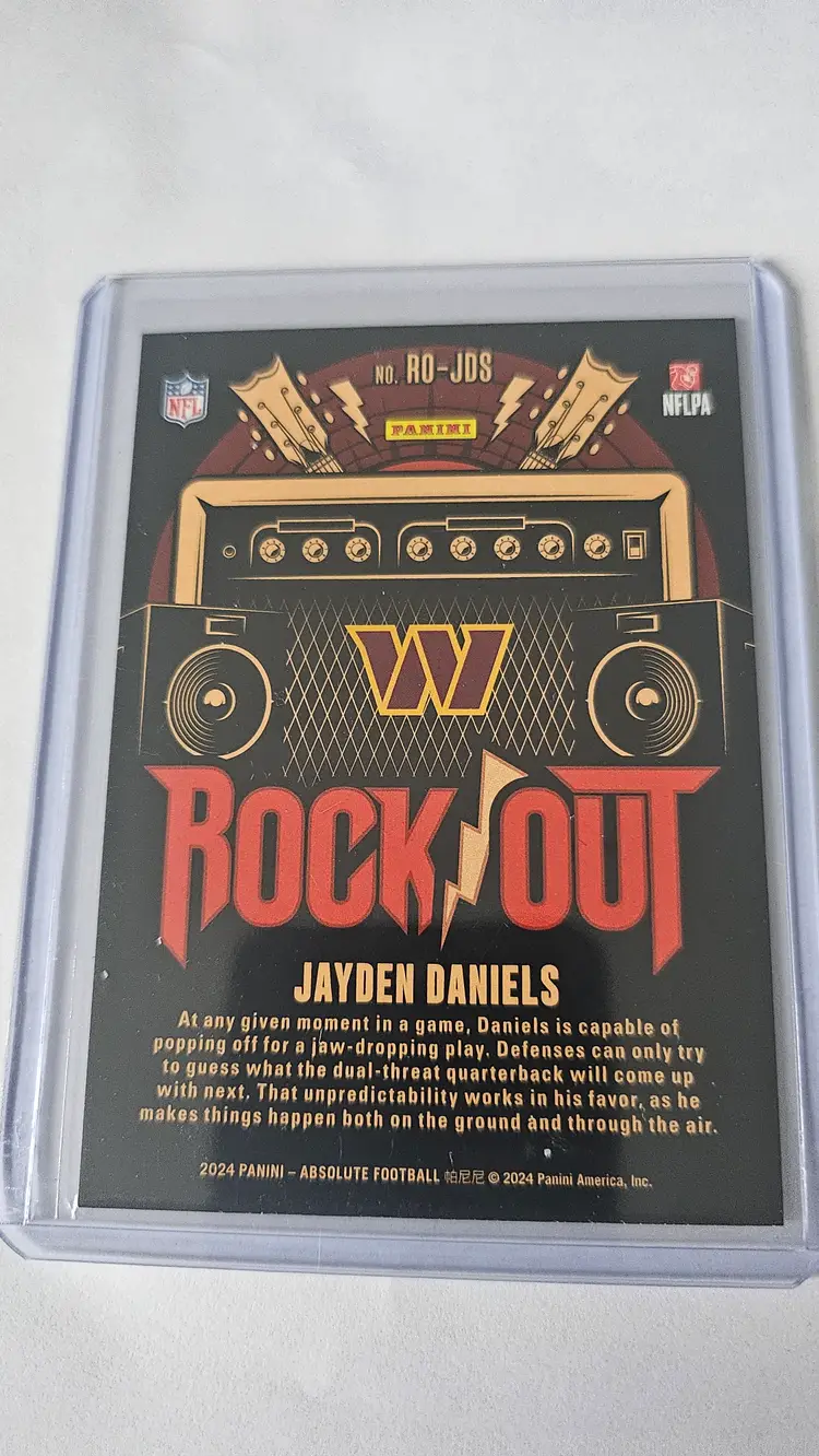 2024 Panini Absolute - Rock Out Jayden Daniels #RO-JDS (RC)