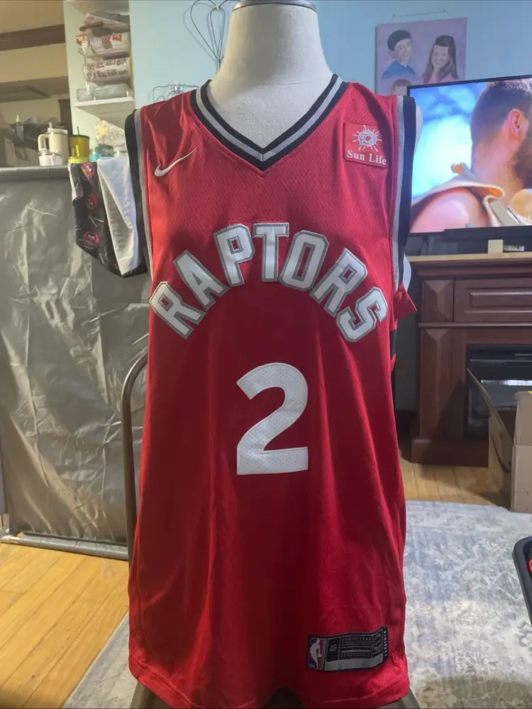KAWHI LEONARD 2019 Nike Toronto Raptors Swingman Jersey Red Men’s Sz 48