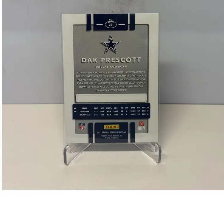 2017 Donruss Green Press Proof Dak Prescott