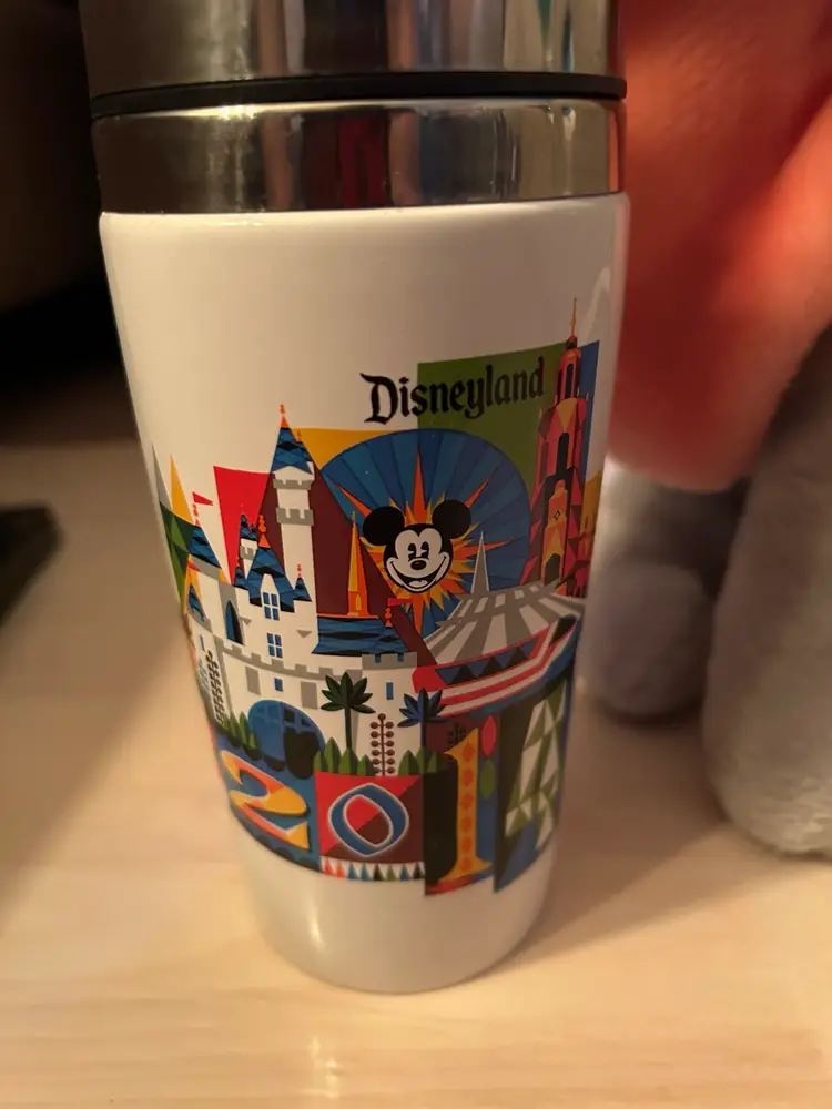 Disney Merchandise 
traveling mug, popcorn bucket, Vintage Dumbo plush