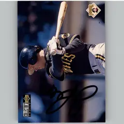 Signed Pittsburgh Pirates 1996 Upper Deck Collectors Choice Baseball Card #405