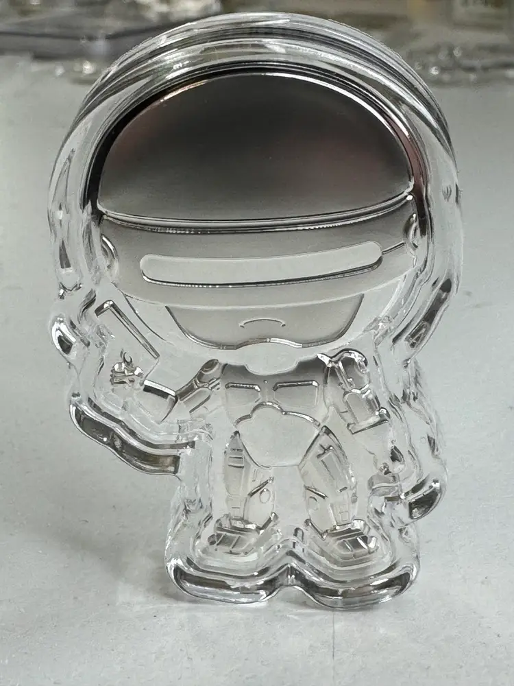 2024 Fiji Robocop Shaped BU 1 Ounce Silver Coin, Mintage Of 5000