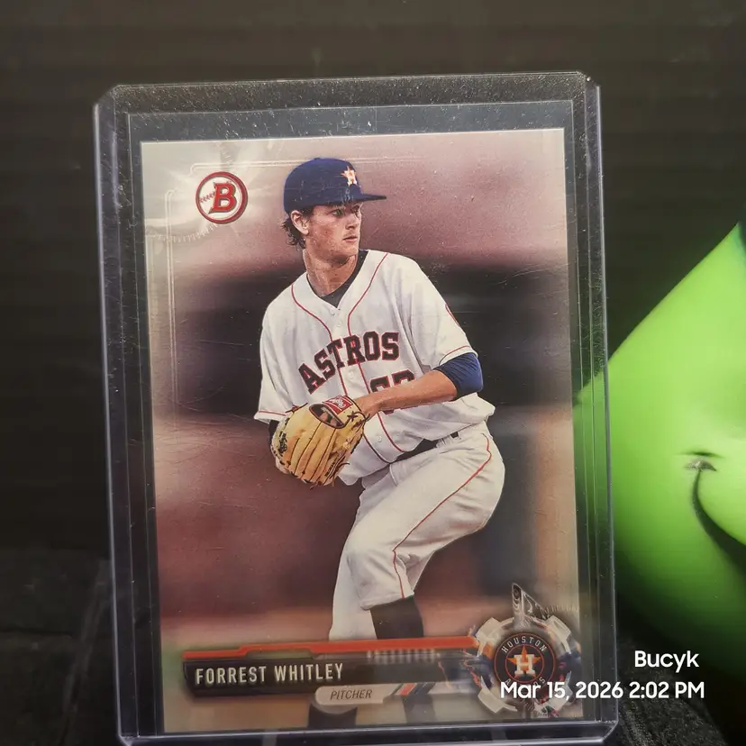 2017 Bowman Draft Silver - Forrest Whitley Houston Astros 205/499