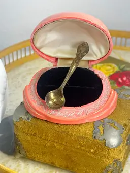 Sterling Silver Spoon Brooch 2”