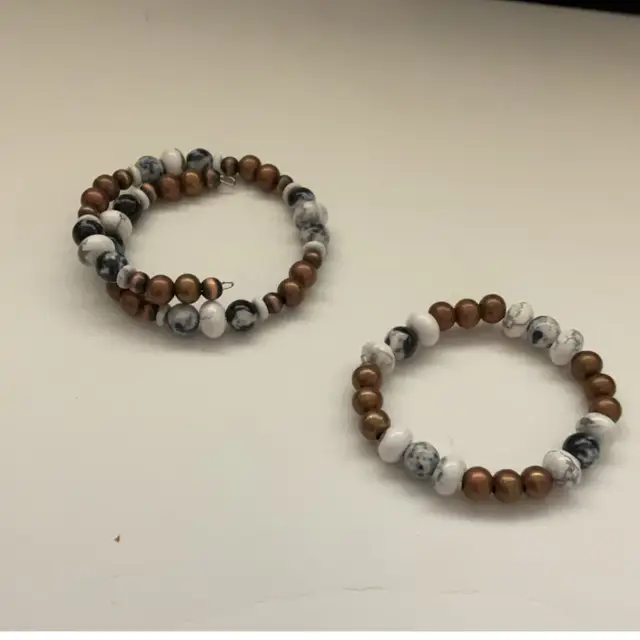 Choice Of Magnesite & Copper Bracelet Made By Me