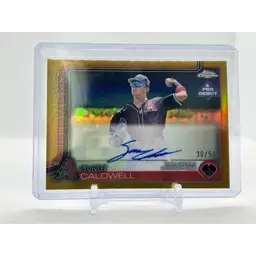 Slade Caldwell 2025 Pro Debut Auto Gold /50 Arizona Diamondbacks