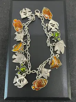Fish Charm Bracelet