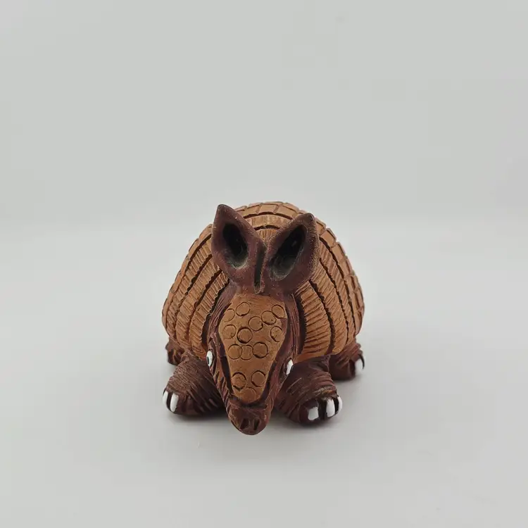 Vintage Pottery Casals Peru Armadillo Figurine