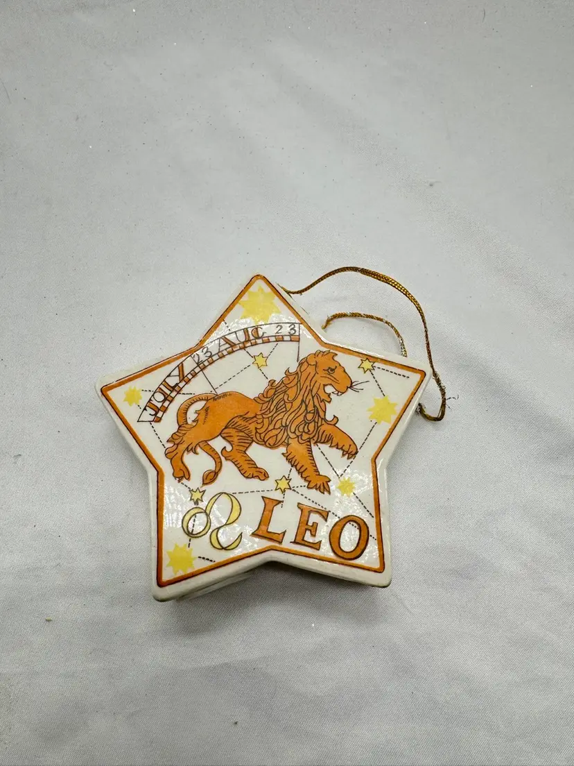 VTG Ceramic Astrology Pomander