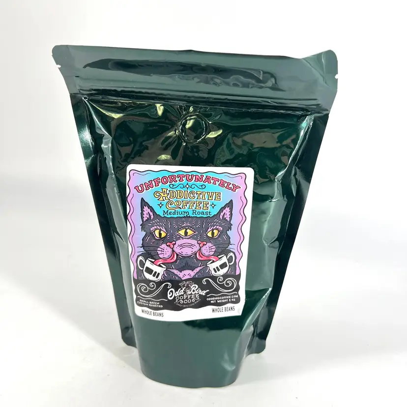 WHOLE BEAN Unfortunately Addictive Odd Bird Coffee Co. 8oz Bag