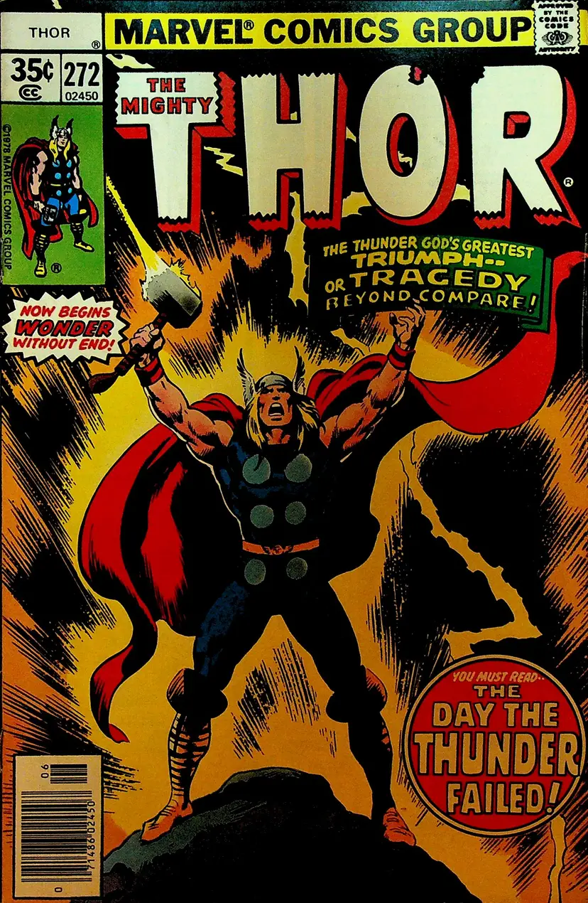 The Mighty Thor 272 The Day the Thunder Failed