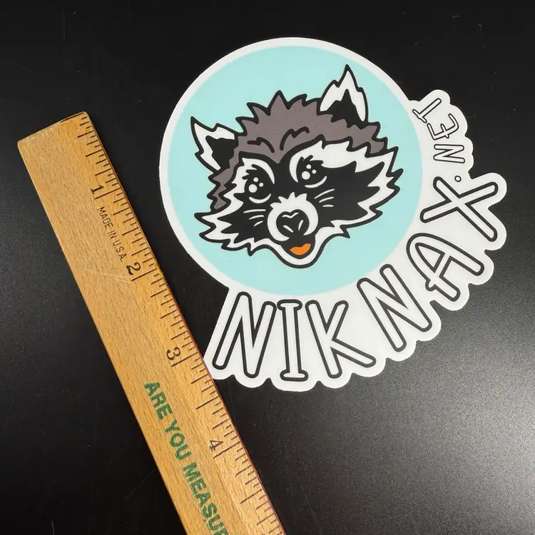 Niknax Promotional Sticker 4"