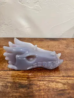 Druzy Agate Dragon Head