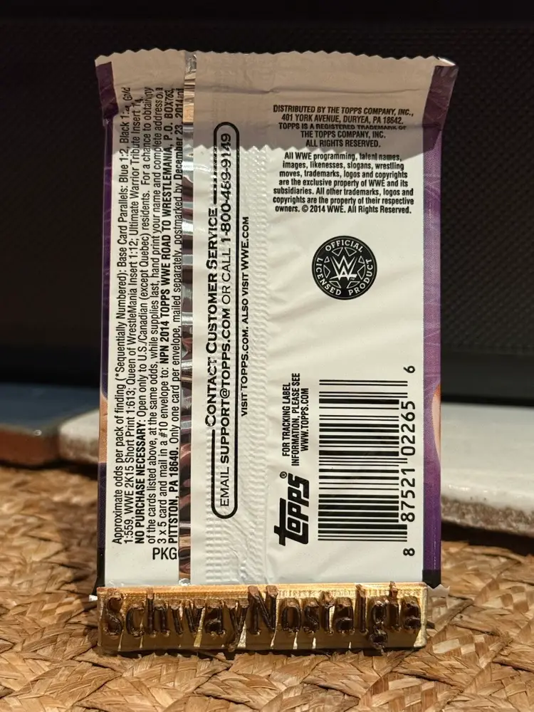 WWE TOPPS ROAD TO WRESTLEMANIA BLASTER PACK (2014)