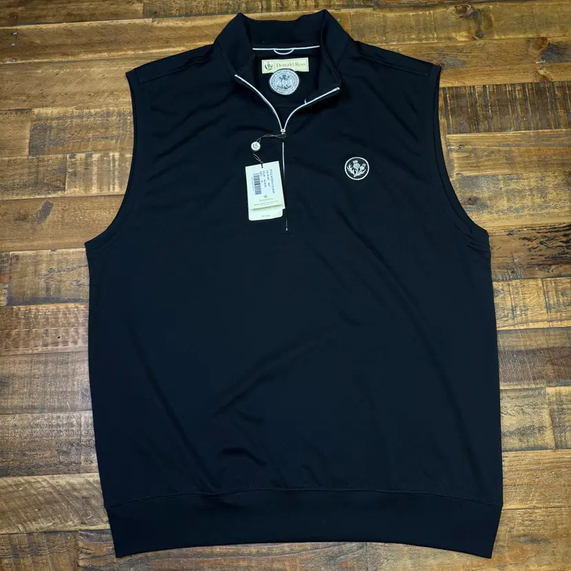 Donald Ross PGA Tour Sleeveless Fairway 1/4 Zip Vest Men’s Sz XL ⛳️ *NWT*