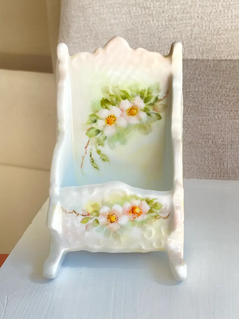 Porcelain Rocking Chair Victorian Shabby Dollhouse Miniature Japan  Victorian Revival, Shabby Chic, Cottagecore, Retro  Vintage mid-century
