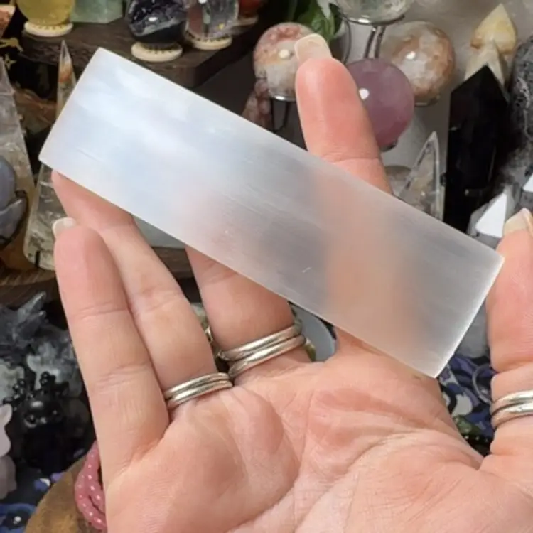 Selenite Plate Rectangle Sm