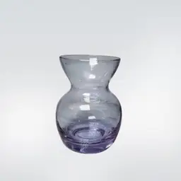 3in Tall Neodymium Glass Bud Vase