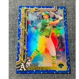 Nick Kurtz Blue Holiday Rookie Card