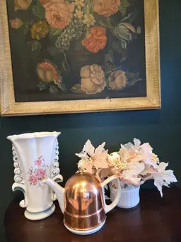 Teapot with Copper Cozy