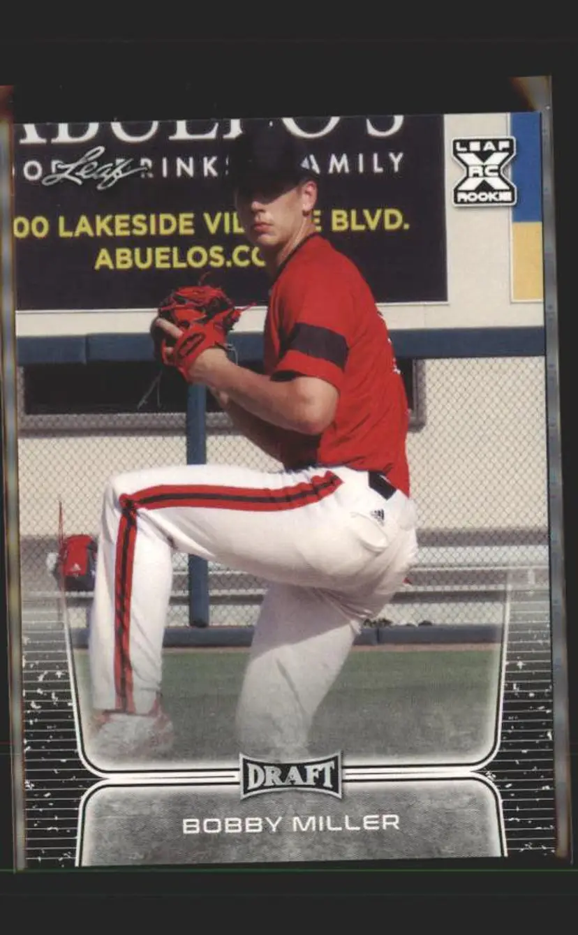 2020 Leaf Draft #16 Bobby Miller - (137) - Los Angeles Dodgers