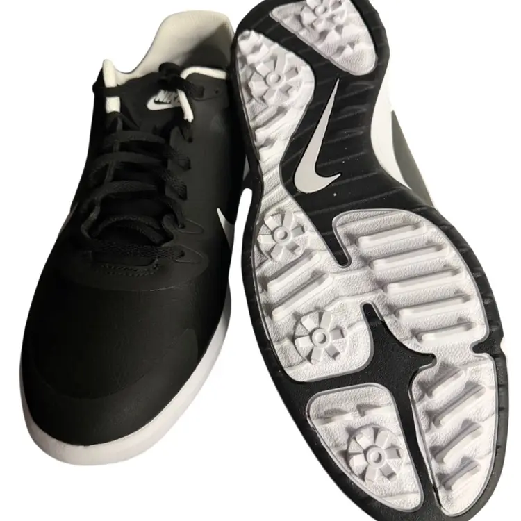 New Nike Golf Shoes Leather 11 Black