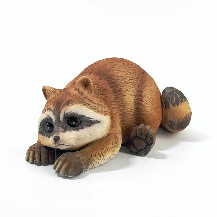 Vintage Raccoon Figurine
Alfred" the Baby Raccoon
From The Baby Animals Collection
By Roger J. Brown 1978