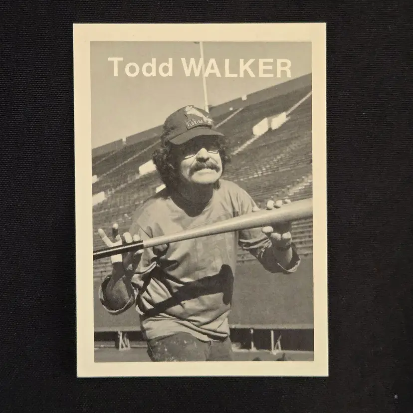 Photographer Baseball Trading CaTodd Walker #46 Mike Mandel Topps Cards 1975