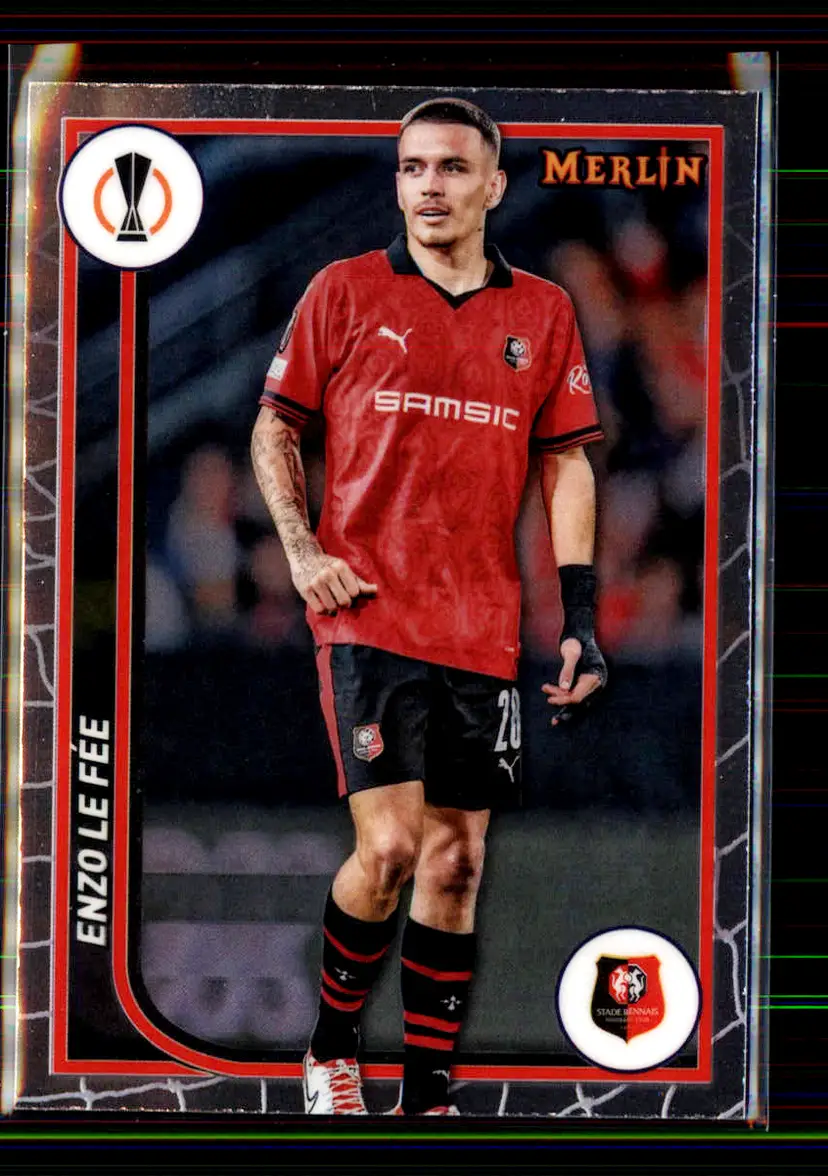 Enzo Le Fee 2023-24 Topps Merlin UEFA Champions League #128 - Stade Rennais FC - (146-302)