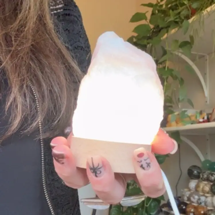Rose Quartz Lamp