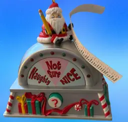 “Santa Knows”- Naughty Or Nice Meter Hallmark Ornament.