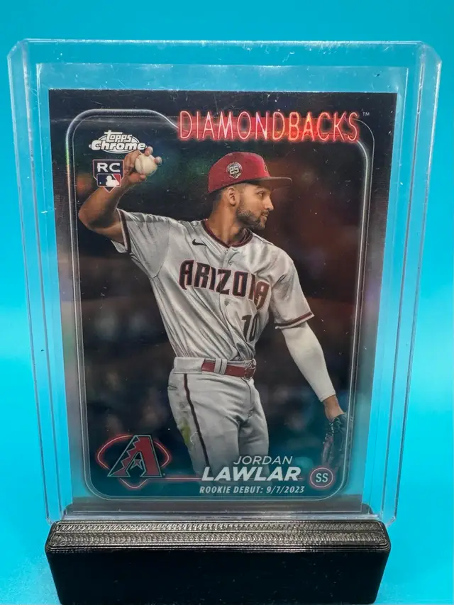 Jordan Lawlar Topps Chrome Update Rookie Debut Refractor RC Arizona Diamondbacks