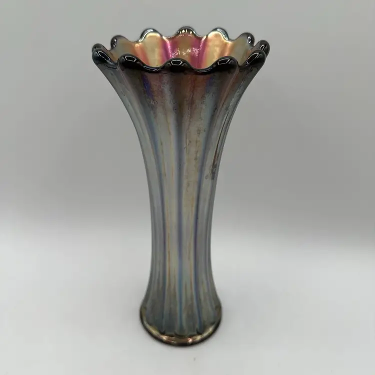 Vintage Westmoreland Carnival Glass Vase 