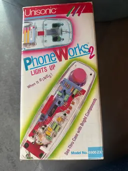 Original Box W/ 80’s See-Through Phone