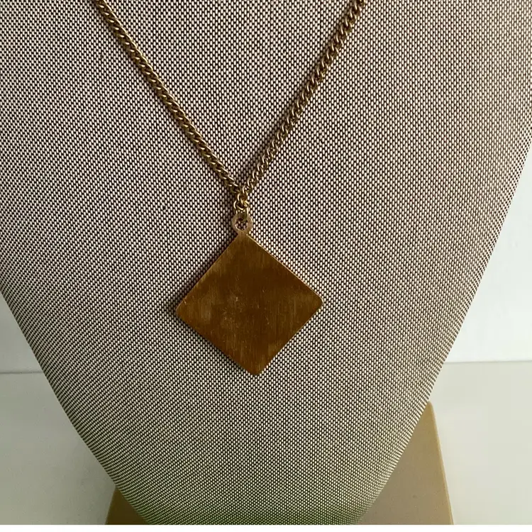 Vintage Cloisonne Enamel Pendant Necklace With Pineapple Design