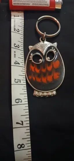 Vintage enamel 1970s Keychain