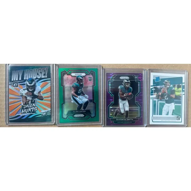 Jalen Hurts Jalen Carter Devonta Smith Prizm Rc Lot Philadelphia Eagles