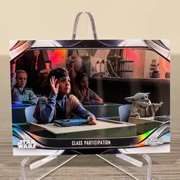 2022 Topps Chrome Star War The Mandalorian Beskar Edition Grogu Class Participation SP