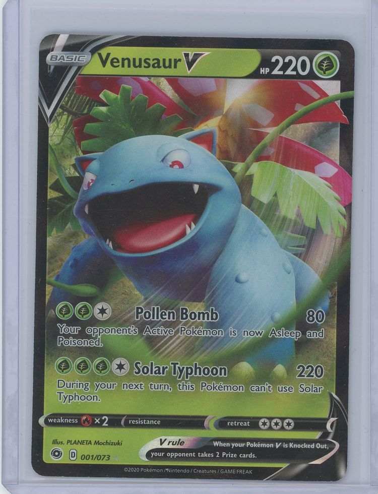Pokémon Sword & Shield Champion's Path Venusaur V 001/073