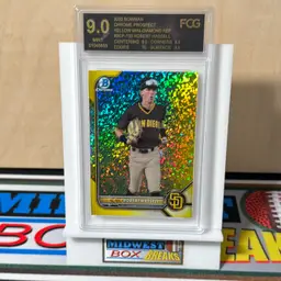 Robert Hassell #BCP-133 33/75 Yellow Mini Diamond 2022 Bowman Chrome San Diego Padres