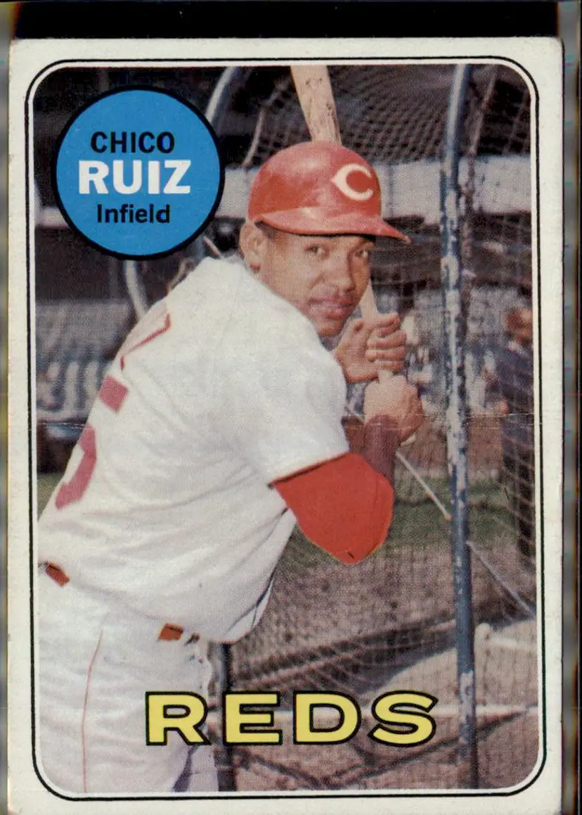 1969 Topps #469 Chico Ruiz - (pk3) - Cincinnati Reds