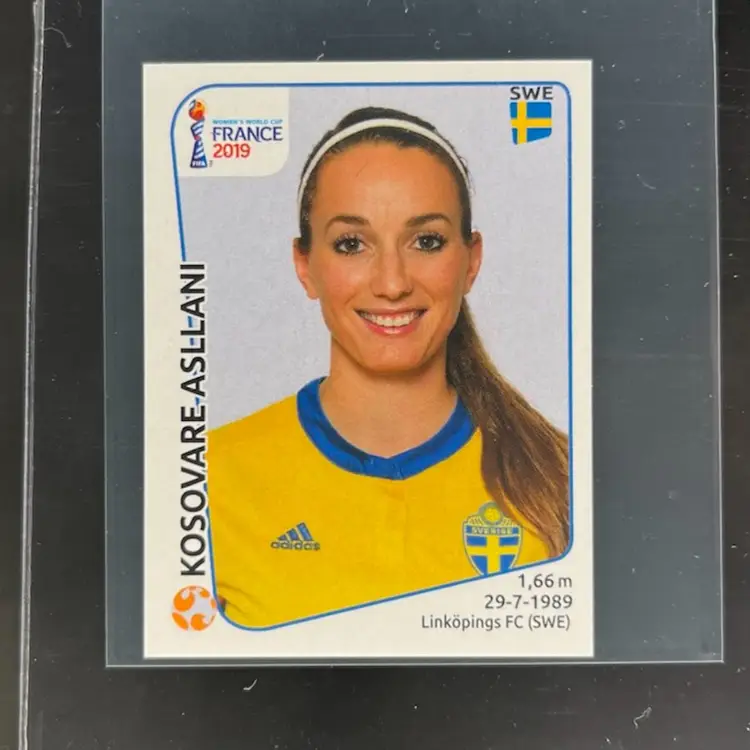 Kosovare Asllani 2019 Panini Women’s World Cup Sticker Sweden Soccer Card